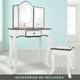 image 5 of Dressing Table with Stool Colorbaby Toy White Children's 61 x 29 x 100 cm