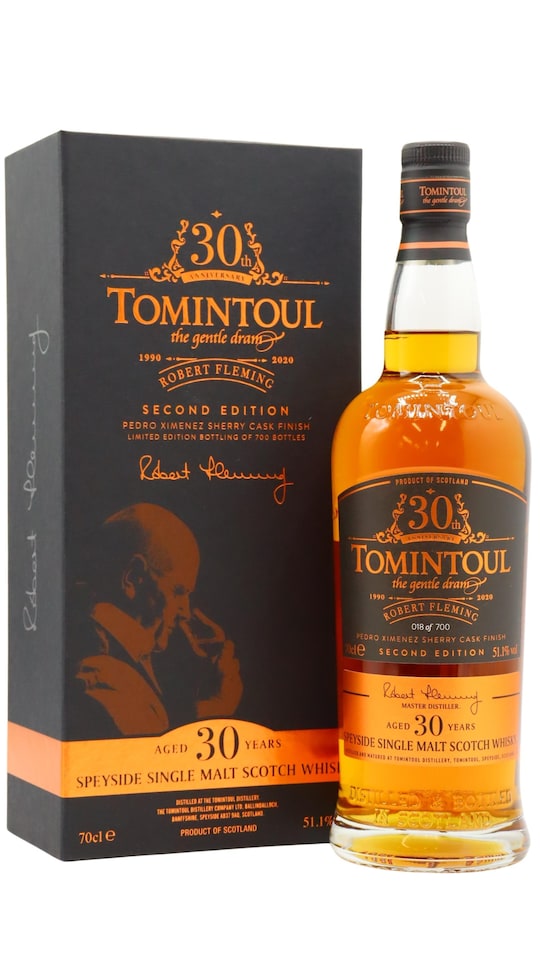 Tomintoul - Robert Flemming 30th Anniversary 2nd Edition Speyside Single Malt Scotch 30 year old Whisky
