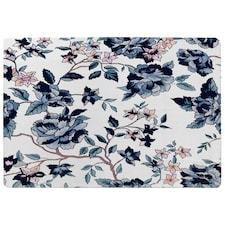 Blue Flower Illustrations (Rug) Blue | Large: 140x200cm