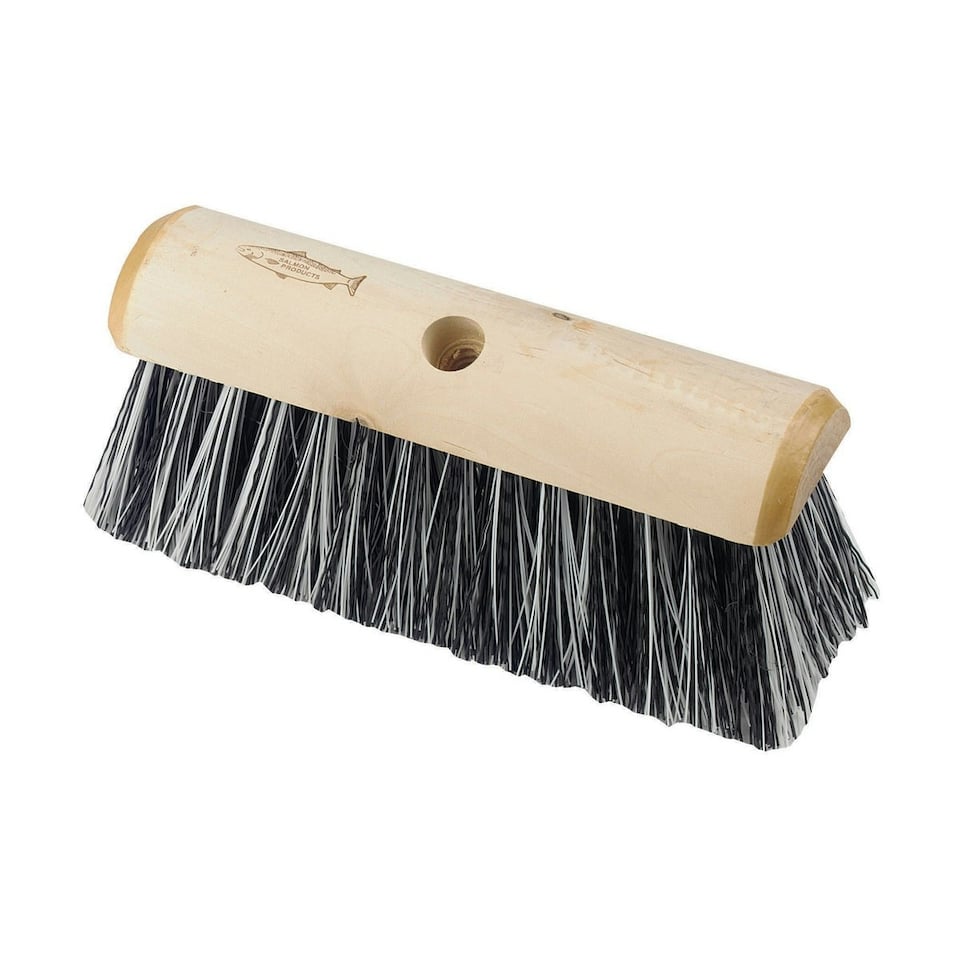 Scavenger Small Yard Broom Head - Black/White - 3.5in Trim