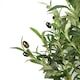 image 2 of 160cm Artificial Olive Tree 1296 Leaves 72 Olives | Green | 5ft