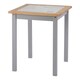 image 2 of Salvador 1+2 Tile Top Dining Set - Slate Grey/Distressed Waxed Pine Grey