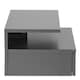 image 3 of Ashlan Bedside Table with 1 Drawer in Grey