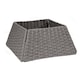 image 1 of Holly International Grey Rattan Folding Christmas Tree Skirt Collar