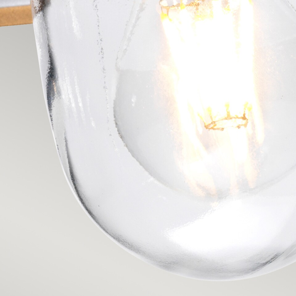 image 1 of Klampenborg 1 Light Outdoor Ceiling Chain Lantern Silver IP44, E27