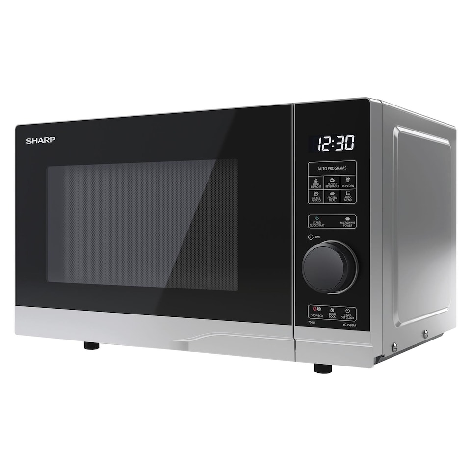 image 1 of Sharp 20L 700w Solo Microwave Silver