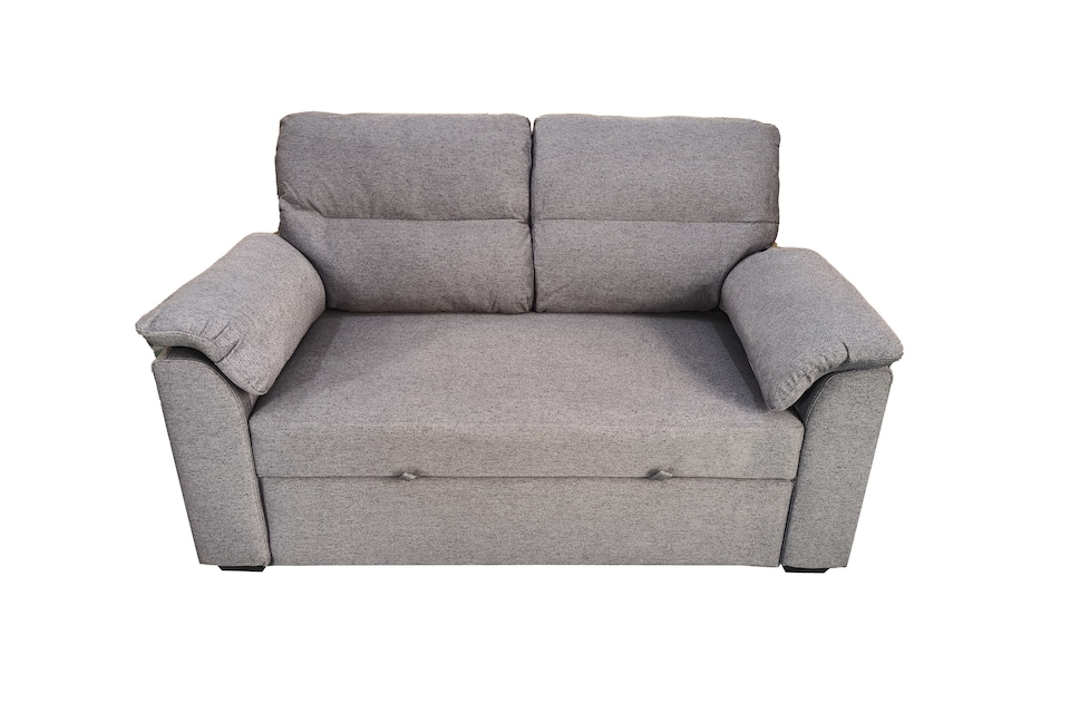 image 1 of Vico 2 Seater Sofa Bed in Grey, Silver or Beige | Grey | One Size