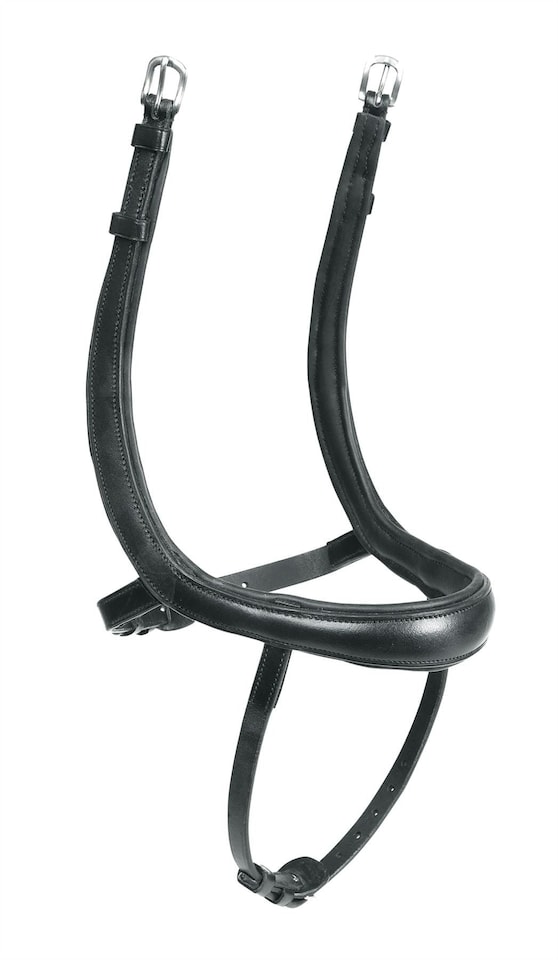 image 1 of Shires Velociti Ervonomic Curved Flash Noseband | Black | Size: Cob
Colour: Black