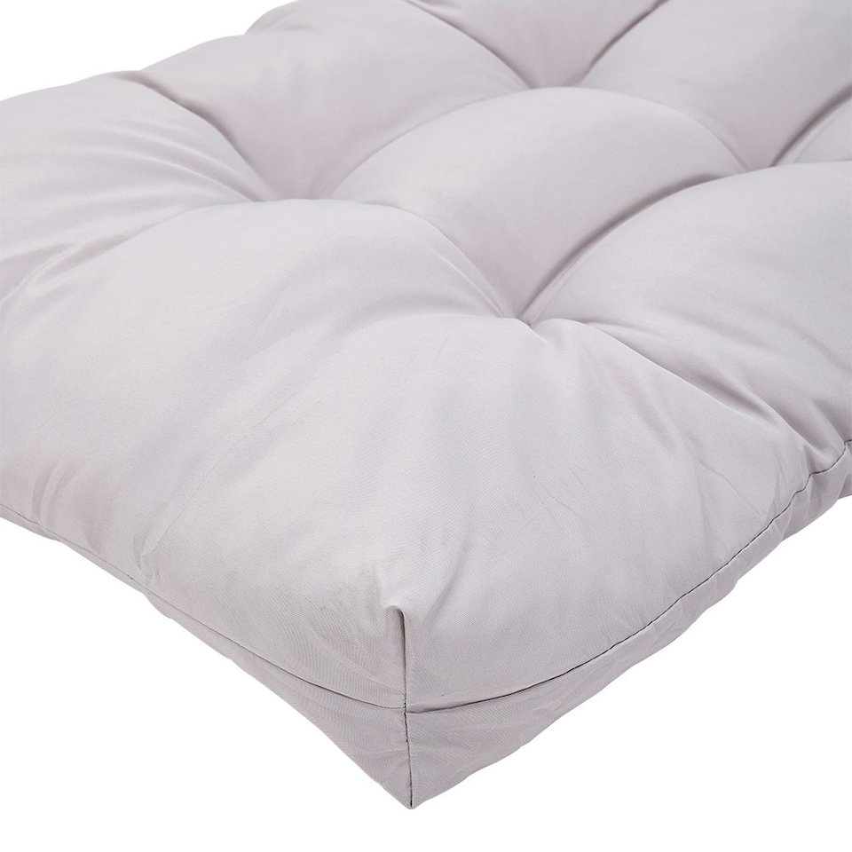 image 1 of Living and Home Waterproof Seat Cushion for Outdoor Benches - Grey | Grey | Chair