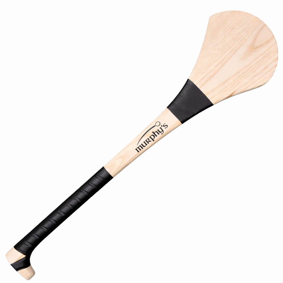 image 1 of Murphy's Gaelic Intro Ash Hurling Stick, Pre Gripped Hurley, Black, 24 Inch