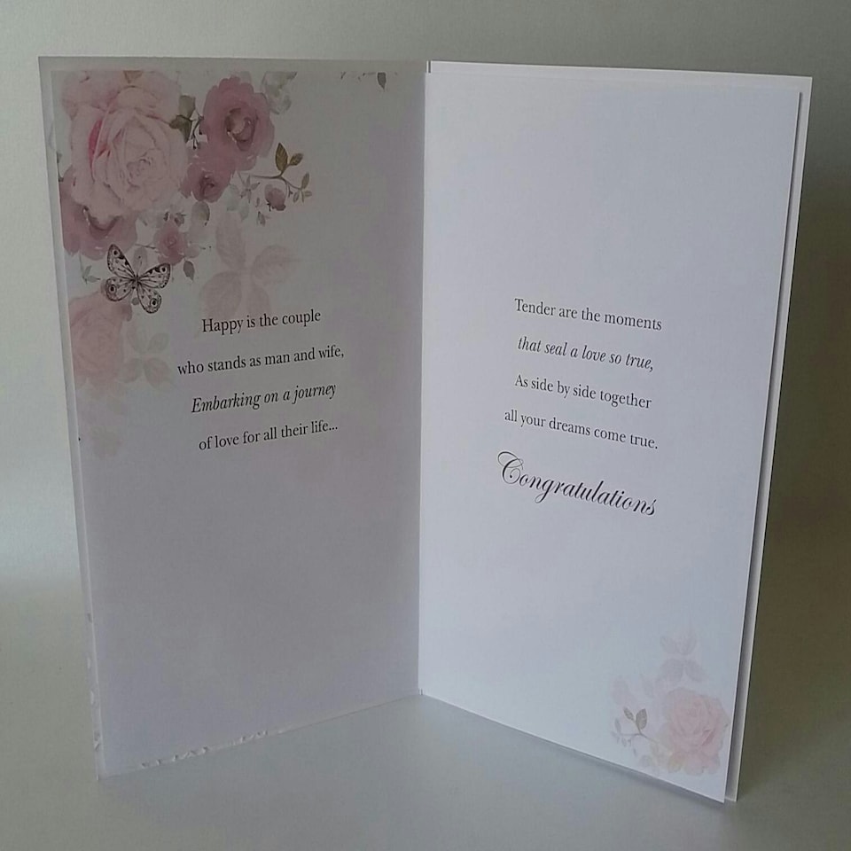 image 1 of To The Happy Couple Wedding Greetings Card