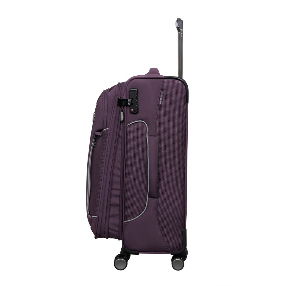 image 1 of IT Luggage Teleported Plum Perfect Expandable Medium Suitcase with TSA Lock Purple | Medium