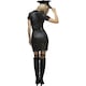 image 3 of Fever Womens/Ladies Corrupt Cop Costume Set - Black - M M