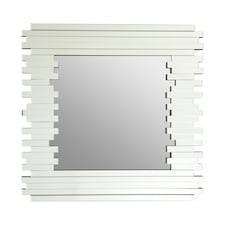 Interiors by Premier Rectangle Wall Mirror Silver