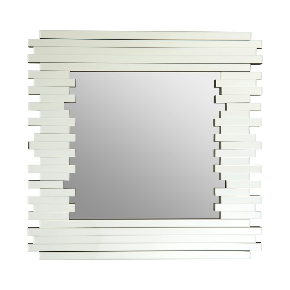 image 1 of Interiors by Premier Rectangle Wall Mirror Silver