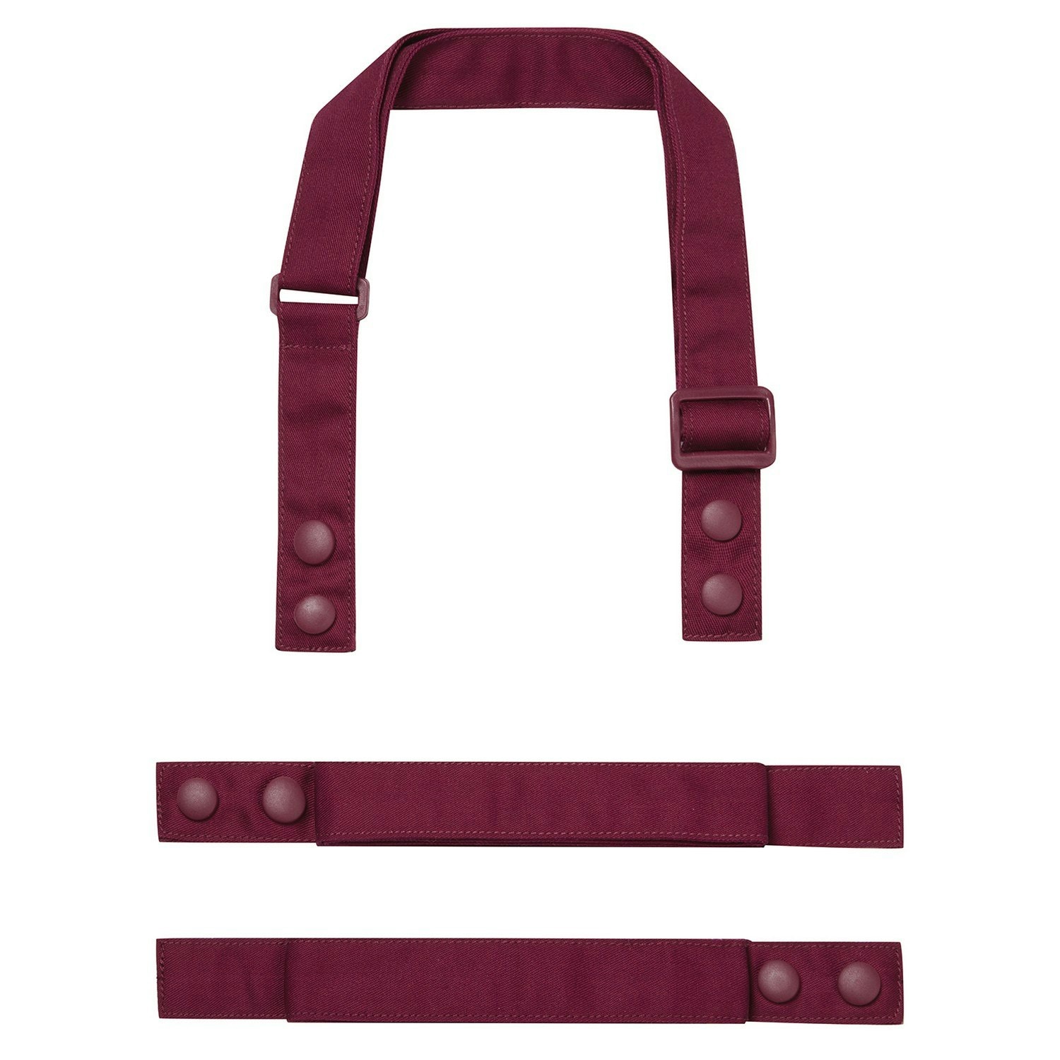 Premier Swap & Pop Customizable Apron Straps - Burgundy - One Size Purple