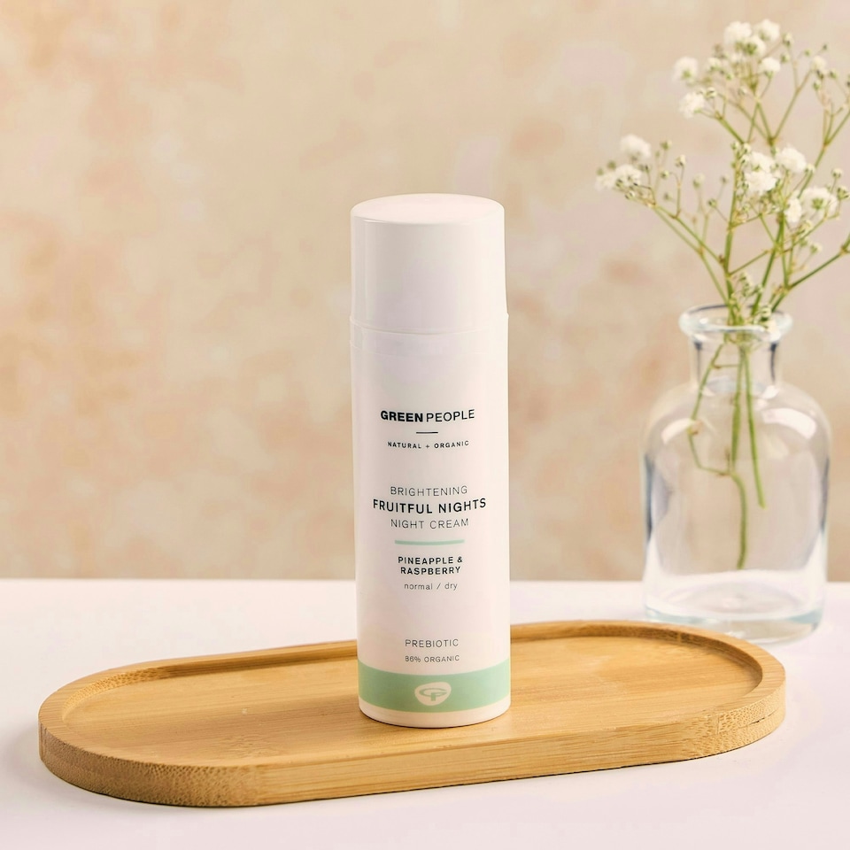 image 1 of Green People Fruitful Nights Night Cream - With Rosehip for Dry, Normal & Combination Skin - Paraben & Alcohol Free - Cruelty Free & Vegan, 50ml