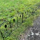 image 8 of Leaf Design Metal Garden Lawn Edging (45cm x 41cm) - 5 Panels