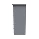 image 3 of Trent 5 Drawer 1 Door Childrens Wardrobe in Dusk Grey (Ready Assembled) | Grey | Dusk Grey
