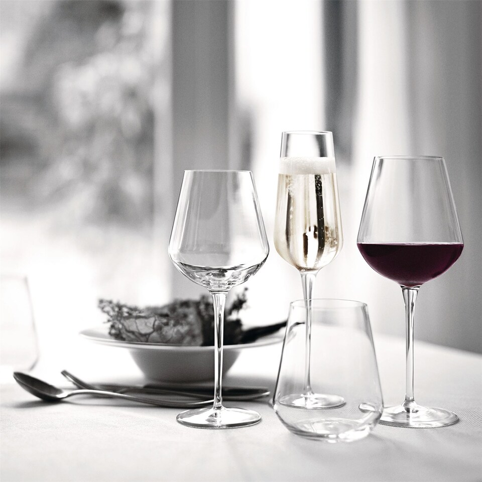 image 1 of Bormioli Rocco Inalto Uno Champagne Flutes - 285ml - Pack of 6
