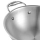 image 5 of Vinod Platinum Triply Stainless Steel Kadai with Lid 30 cm - 4.5 litre