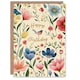 image 1 of Flower Floral Pattern Botanical Illustration Her Birthday Card