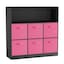 Black & Dark Pink