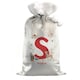 image 1 of Personalised Initial Reindeer Christmas Sack