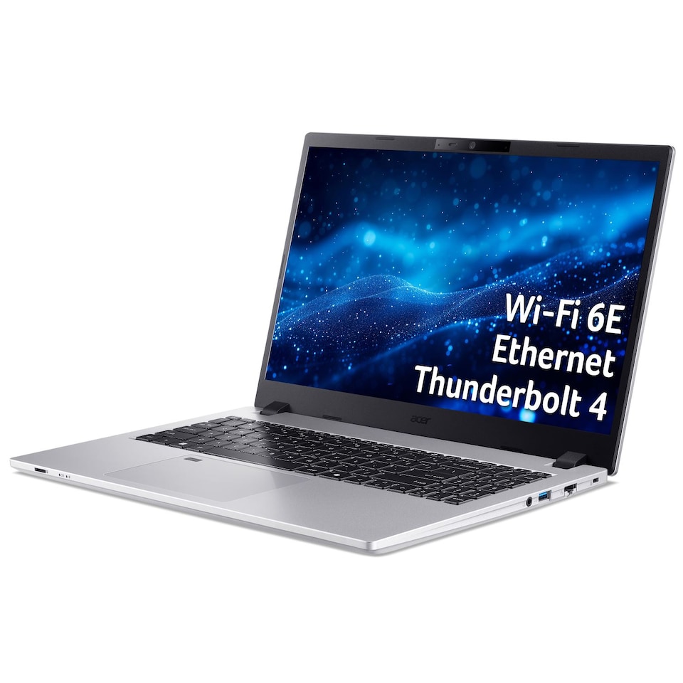 image 1 of Acer TMP215-55 Laptops - 15.6 Inches - 8GB - Grey