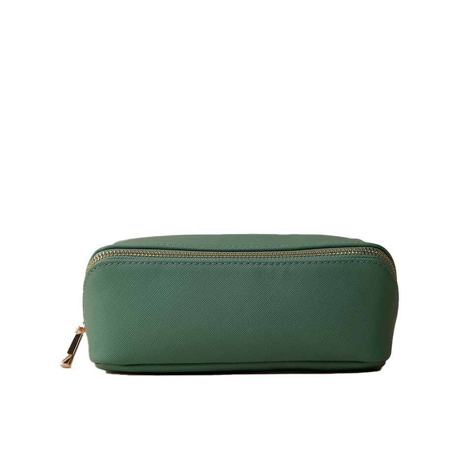 image 1 of Bagbase Mini Open Flat Cosmetic Case - Sage Green - One Size Green