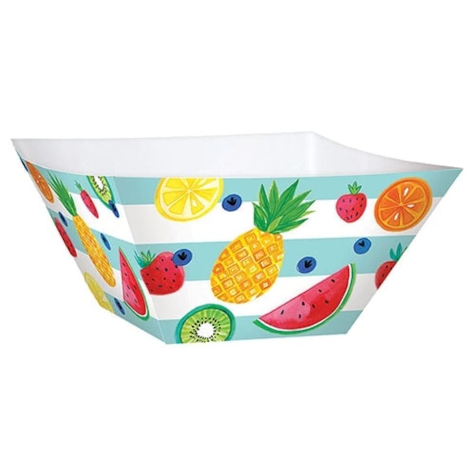 Summer Fruits Paper Bowls 26cm - Pack of 3