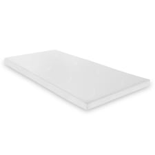 Warmer Extreme 2-Inch Memory Foam Mattress Topper | White | Small Single