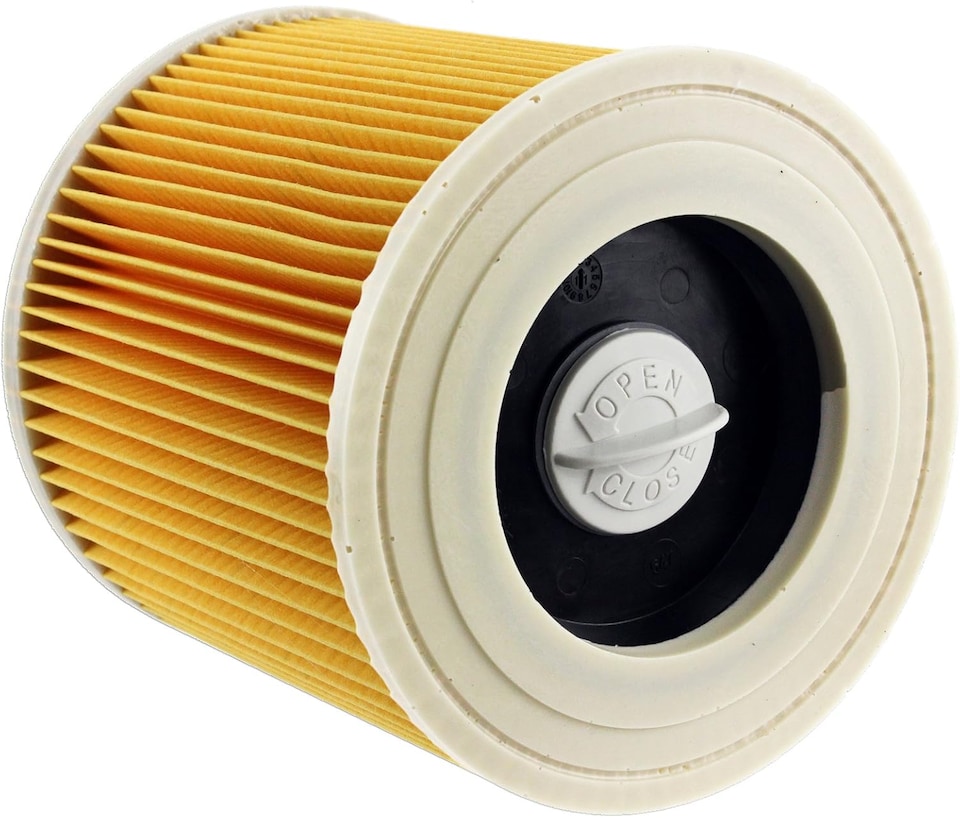 image 1 of SPARES2GO High Filtration Large Bags + Filter Cartridge for Karcher WD3 WD3P MV3 Wet & Dry Vacuum Cleaner (Pack of 10 + Filter)