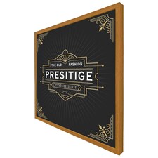 Art deco old fashioned prestige (Picutre Frame) Brown | Oak | M