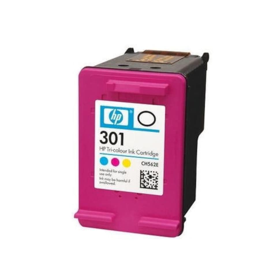 image 1 of Ink Jungle 301 Black & Colour Refilled Ink Cartridge - Replaces HP 301