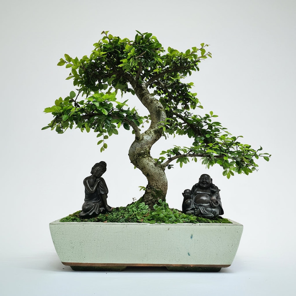 image 1 of Yorkshire Bonsai Large Chinese Elm (Ulmus Parvifolia) Bonsai Tree Shaped In 35cm Pot