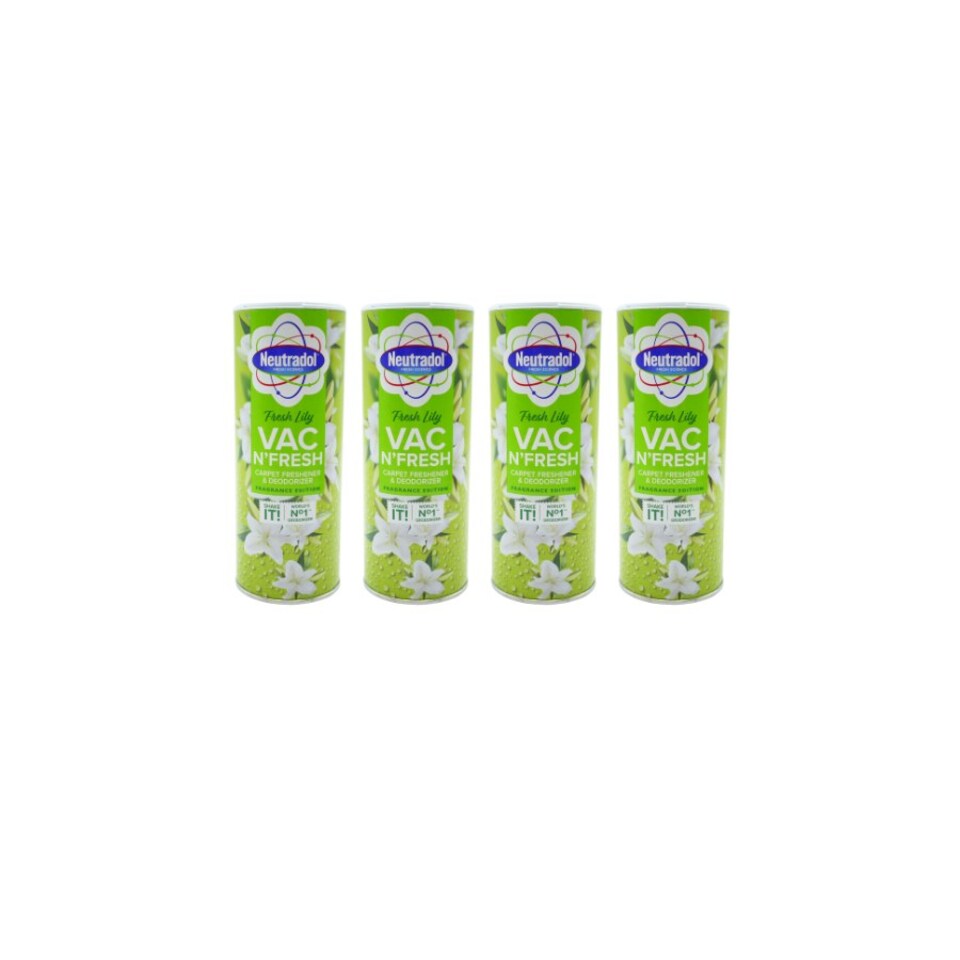 Neutradol Carpet Freshener Lily Fragrance 350g | Green | Lily | 4 Pack | 4