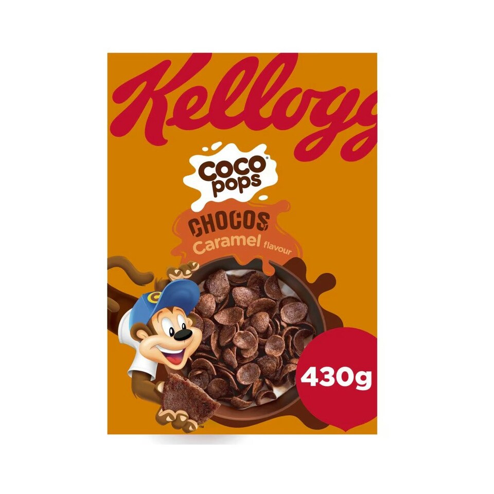 Kellogg's Coco Pops Chocos Caramel 430g x 10