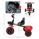 image 7 of AIYAPLAY Kids Trike for 2 to 5 Years with Adjustable Seat, Baskets, Red