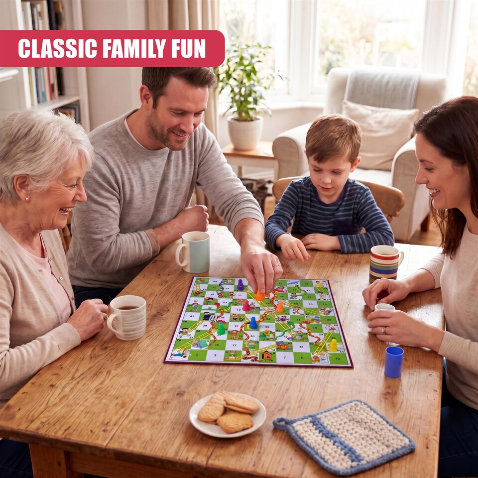 image 1 of M.Y Traditional Snakes & Ladders Game