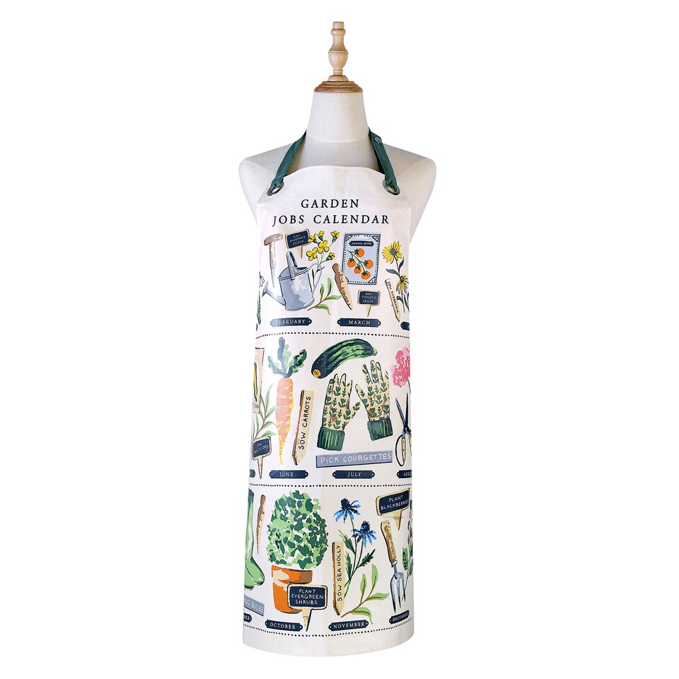 image 1 of Ulster Weavers Time to Grow Apron - PVC/Oilcloth Green