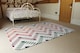 image 3 of Freehand Horizontal Zigzag And Chevron Stripes Rug | Multi