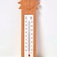 image 2 of Homescapes Outdoor Thermometer with Orange Sun Design