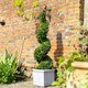 image 2 of Primrose Artificial Grass Topiary Spiral Design Bush 120cm