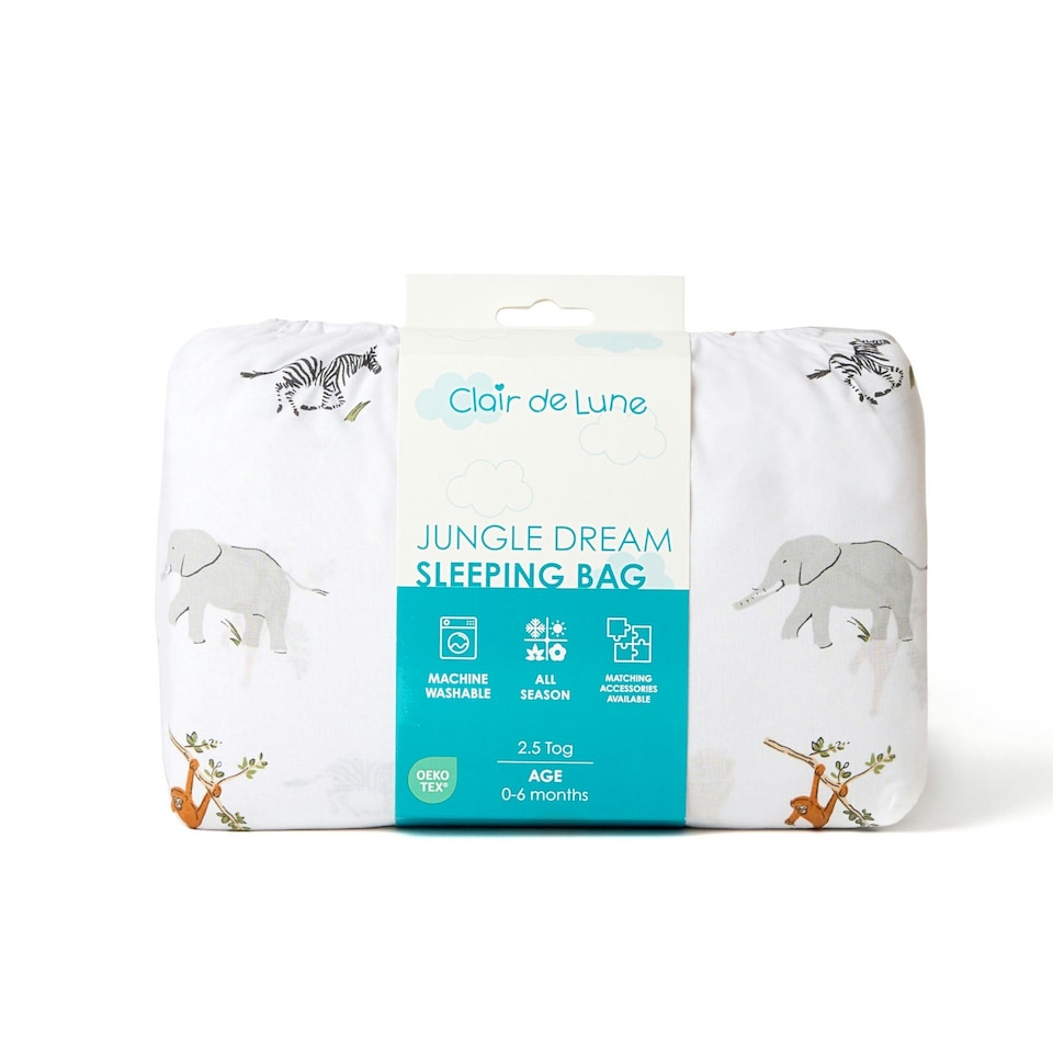 image 1 of Clair de Lune Jungle Dreams Sleeping Bag