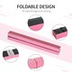image 5 of HOMCOM 2.4M 8FT Gymnastics Folding Balance Beam Home Gym Training Exercise Sports - Pink