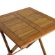 image 3 of Charles Bentley Wooden Square Foldable Table FSC Certified