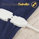 image 3 of MONHOUSE Heated Throw - Electric Blanket - Digital Controller - Timer up to 9 hours, 9 Heat Settings, Auto Shutoff - Single 130X160cm - Purple Shearling