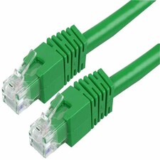 PRO SIGNAL - RJ45 Male to Male Cat6 UTP Ethernet Patch Lead, 3m Green