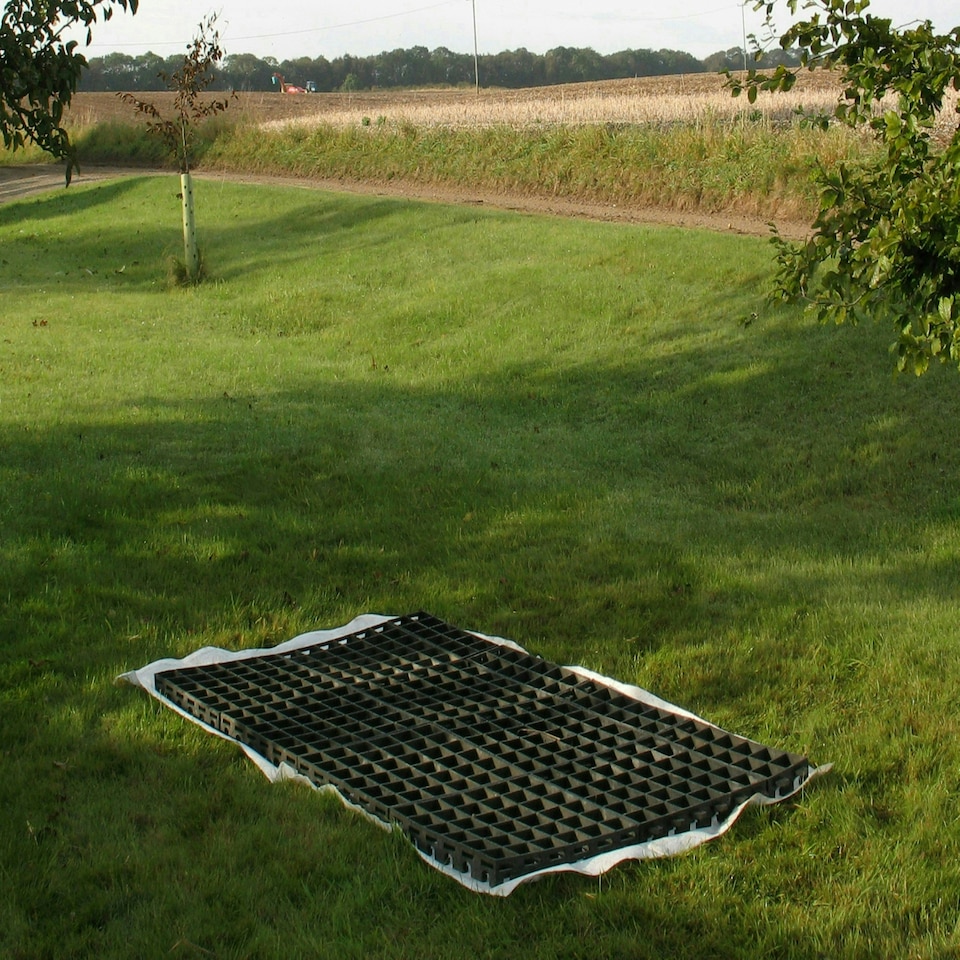 image 1 of Ecobase Fastfit Shed Base Kit 8x6ft or 7x5ft Garden Buildings - supports 240 tonnes/m2 - includes heavy duty membrane and delivery